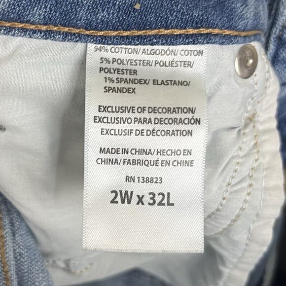 Idyllwind Old West High Rise Flare Jeans Womens Size 2 Released Hem Medium Wash - Picture 7 of 7